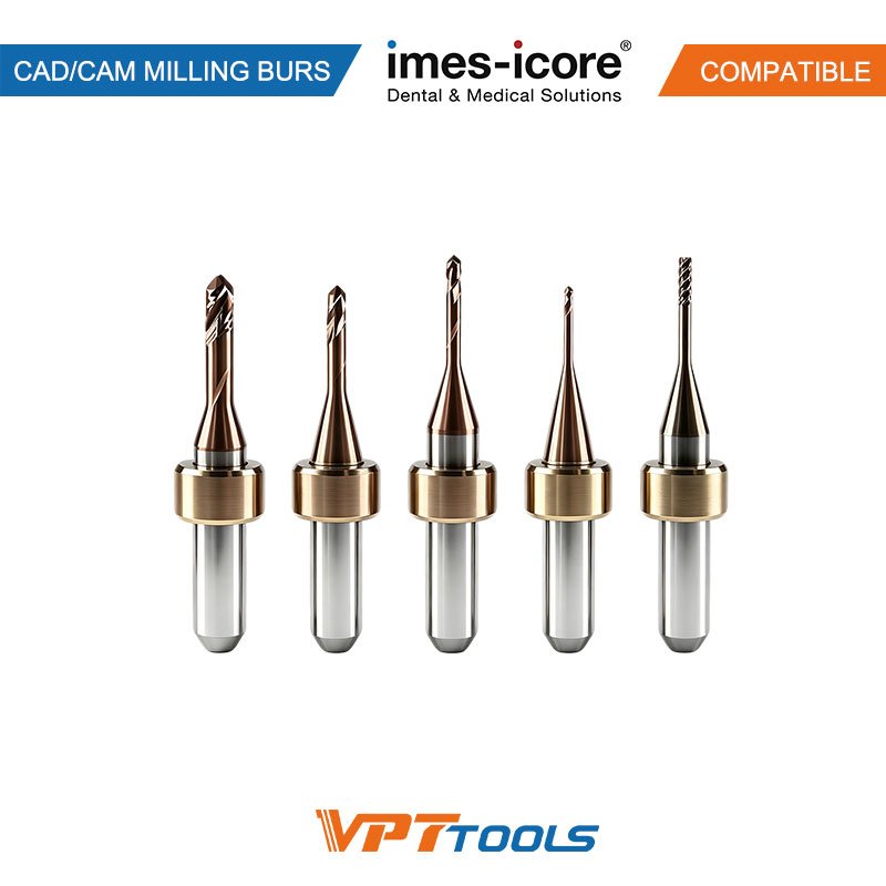 Fraises CAD/CAM SYKATOOLS compatibles Imes icore — photo de la gamme