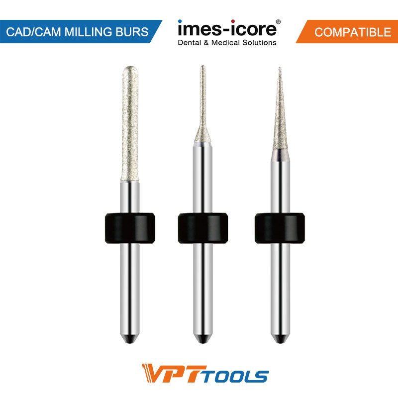 Fraises CAD/CAM SYKATOOLS compatibles Imes icore — photo de la gamme