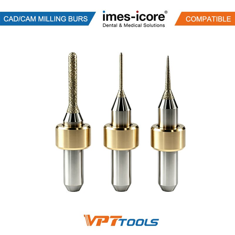 Fraises CAD/CAM SYKATOOLS compatibles Imes icore — photo de la gamme