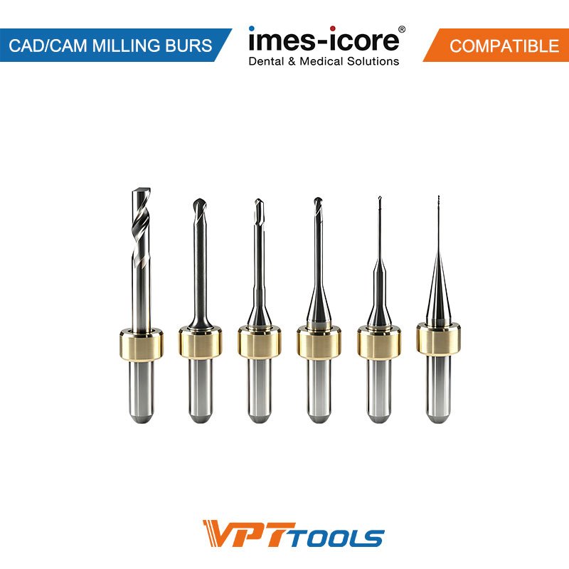 Fraises CAD/CAM SYKATOOLS compatibles Imes icore — photo de la gamme