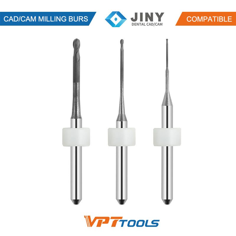 Fraises CAD/CAM SYKATOOLS compatibles Jiny — photo de la gamme